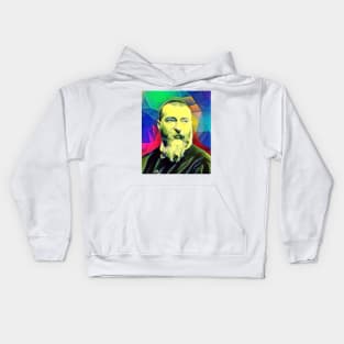 Nikolay Chernyshevsky Colourful Portrait | Nikolay Chernyshevsky Artwork 7 Kids Hoodie